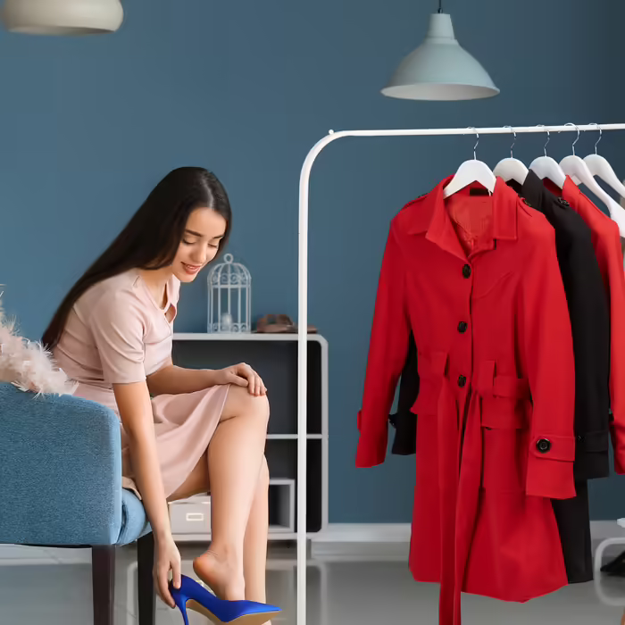 Relaxdays Вішалки для костюмів Набір з 10 штук