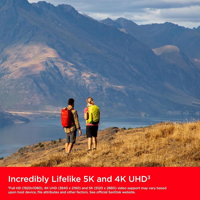 Карта пам'яті SanDisk Extreme PRO microSDXC UHS-I 2TB (A2, Class 10, V30, U3, 200 MB/s) з адаптером та RescuePRO Deluxe для смартфонів, дронів та екшн-камер