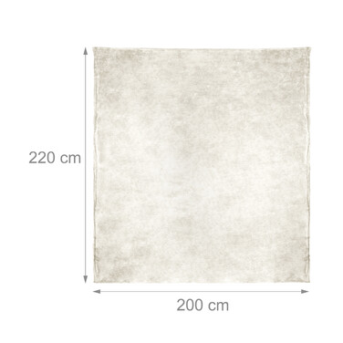 Relaxdays Fleece Throw Blanket, Extra Large
