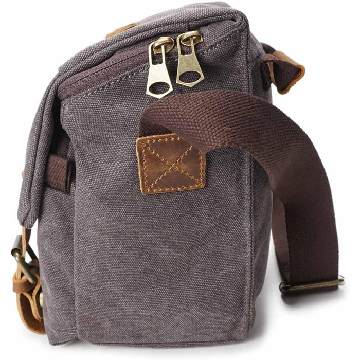 Сумка для камери Neuleben: водонепроникна, унісекс, з канвасу, для DSLR (Сірий)