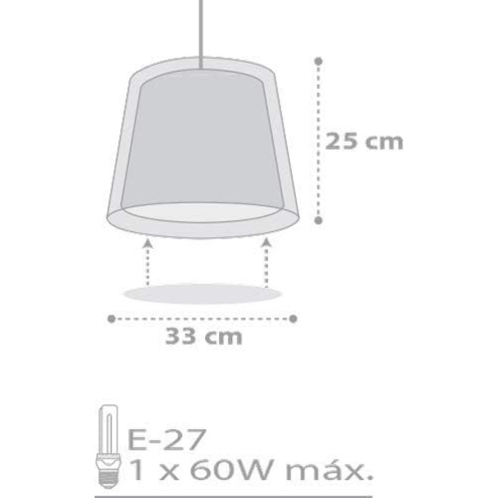 Dalber - Pendant light with star pattern, green, 33 x 33 x 25 cm