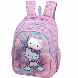 Шкільний багатокамерний рюкзак Hello Kitty CoolPack, рожевий, багатоколірний