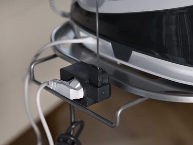 Гладильна дошка Vileda XXL з розеткою 130x44 см для парогенератора | Регульована висота 74–97 см, термостійке покриття Titan | Складана, стабільна, сертифікована TÜV (TOTAL REFLECT plus Ecoverpackung)