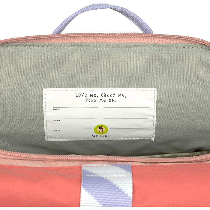 Дитячий рюкзак LÄSSIG з нагрудним ремінцем, 12 літрів, водонепроникний, Rolltop, зелено-блакитний