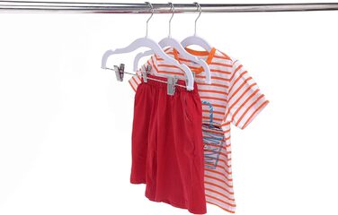 Вішалки для одягу: спідниці, штани, блузки, піджаки, сорочки, легінси. 360° обертання, рожевий колір, набір з 10 шт.