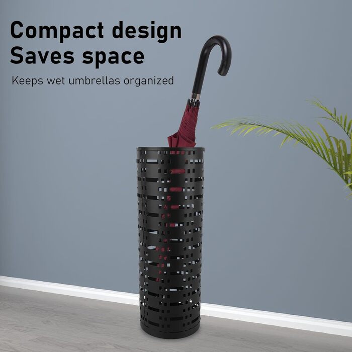 Stainless Steel Umbrella Stand - Rustproof, Waterproof, Space-Saving, Modern Design for Entryway