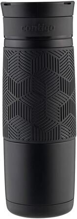 Термокружка Contigo Transit Autoseal з нержавіючої сталі, 470 мл, чорний мат (з автозакриттям)