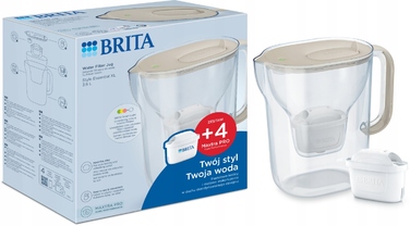 Фільтр-кувшин Brita Style Essential XL 3,5 л, бежевий