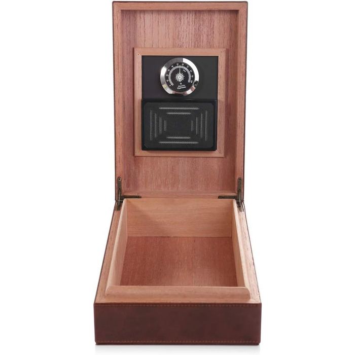 HUMIDOR MEGACRA для сигар: ручна робота, іспанська кедр, гігрометр, зволожувач, на 10-20 сигар