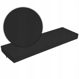 Подушка Superkissen24 120 x 40 x 8 см, чорна