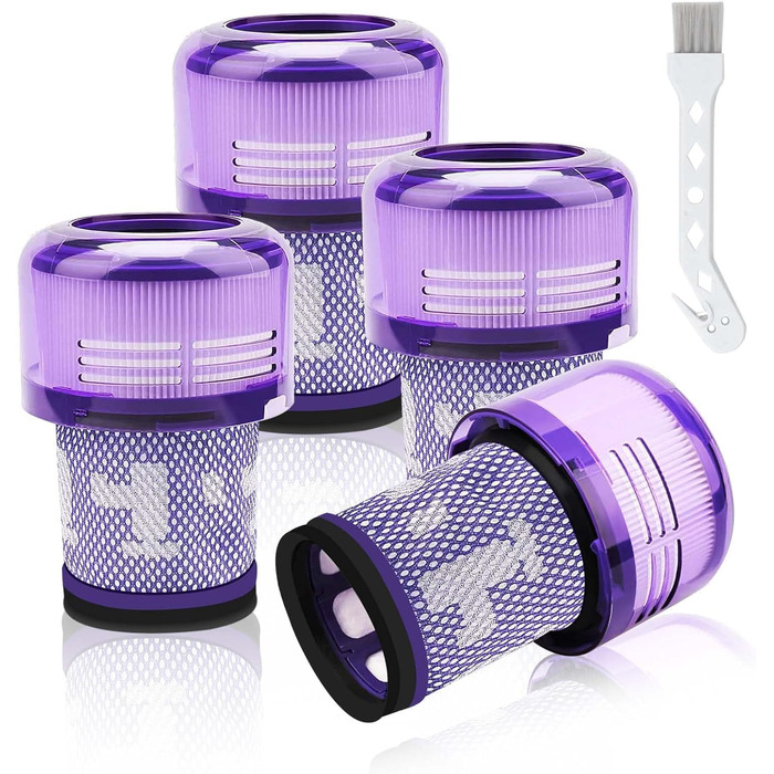Набір фільтрів для пилососа Dyson V15 SV14 DV17 SV22 та V12 (4 шт.) — смінні HEPA-фільтри для акумуляторного пилососа