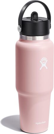 Hydro Flask 32oz Wide Mouth Flex Straw Travel Bottle - Stainless Steel, Vacuum Insulated, Leakproof, BPA-Free