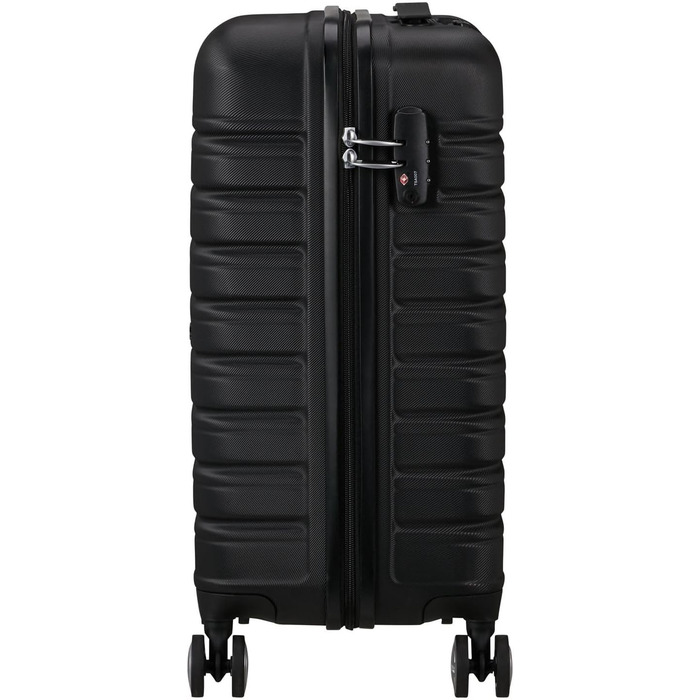 Чемодан American Tourister Flashline, 67 см, 69/75 л, чорний (Shadow Black), Spinner S Slim
