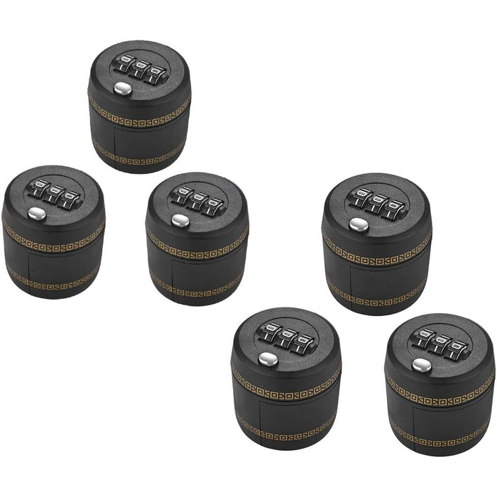 Loboo Idea Combination Lock for Wine and Liqueur Bottles, Bottle Stopper, Password Code Lock, Digital Wine Lock, the diameter of the bottle opening should be between 26 mm and 28 mm