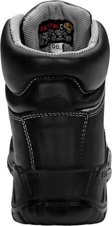 Робочі черевики ELTEN Laurenzo PU Mid ESD S3S, шкіряні, з металевим носком, для жінок та чоловіків, легкі, міцні, 46 EU