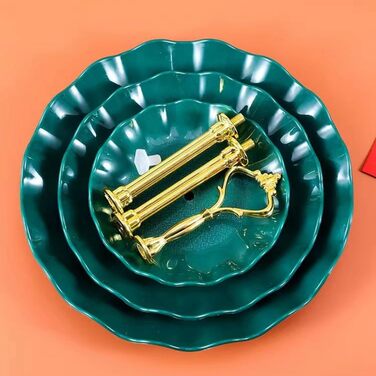 Підставка для тістечок Wagoodter 3 яруси, зелена - для вечірок, днів народжень, чаювання