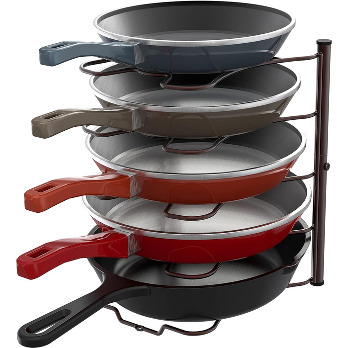 Cabinet, Pantry, Pot and Pan Organizer, Bronze