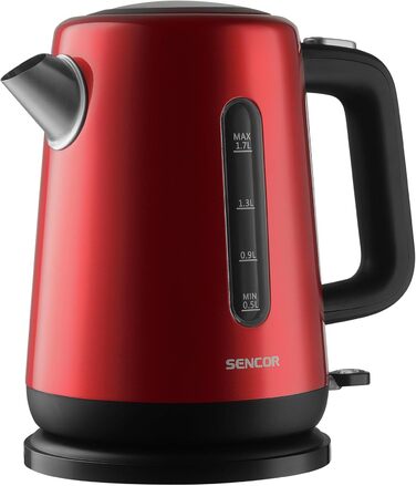 Електричний чайник SENCOR SWK 2727MB (1.7 л, червоний)