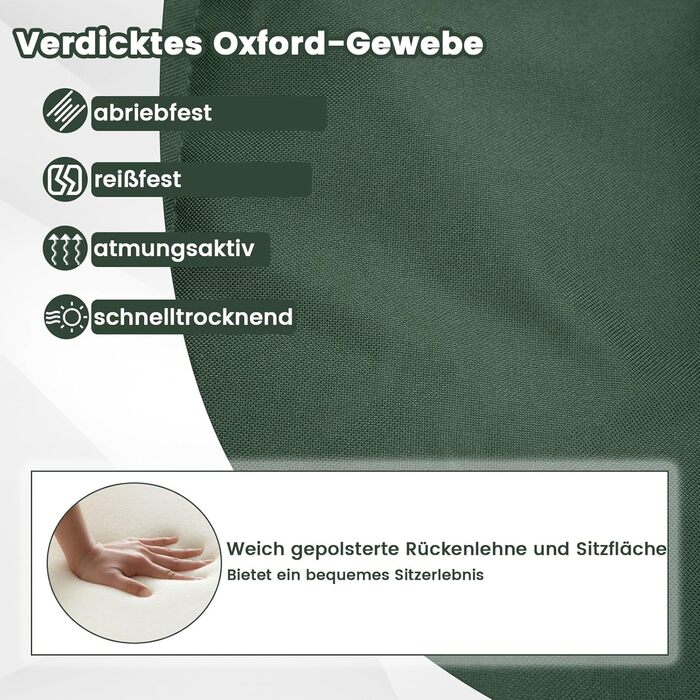 Складний туристичний стілець COSTWAY з сонцезахисним щитом, XXL, до 150 кг, з сумкою для перенесення, для кемпінгу та риболовлі