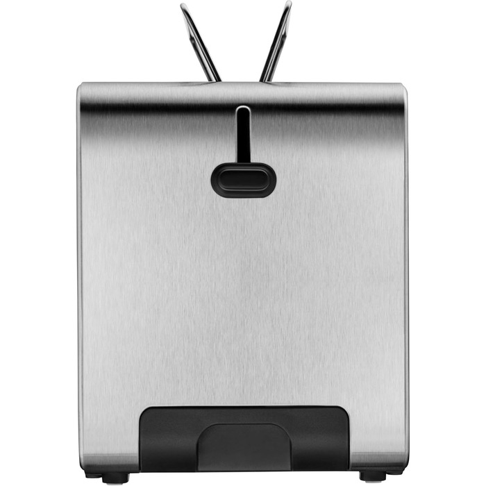 WMF Stelio 2-Slice Stainless Steel Toaster, Double-Slot Toaster with Bread Roll Attachment, Bagel Function, 7 Browning Levels, 900 W, Matte Stainless Steel Toaster