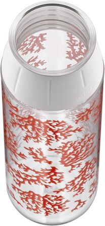 alfi Tritan Water Bottle, BPA-Free, 700ml, tritanBottle Coral, Leak-Proof, Carbonated Drink-Safe, Dishwasher-Safe, 5495.110.070 Bottle for Togo, School, Sports, Hiking, Leisure