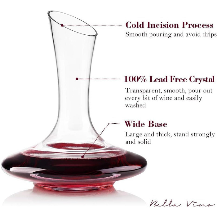 Bella Vino Decanter (1200 ml) (clear 2, 1800 ml)