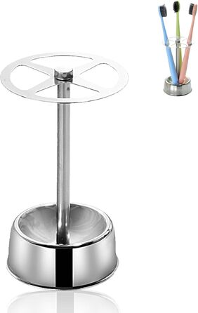 Toothbrush holder, stainless steel, toothbrush holder for bathroom, toothpaste holder, stand, toothbrush holder for bathroom
