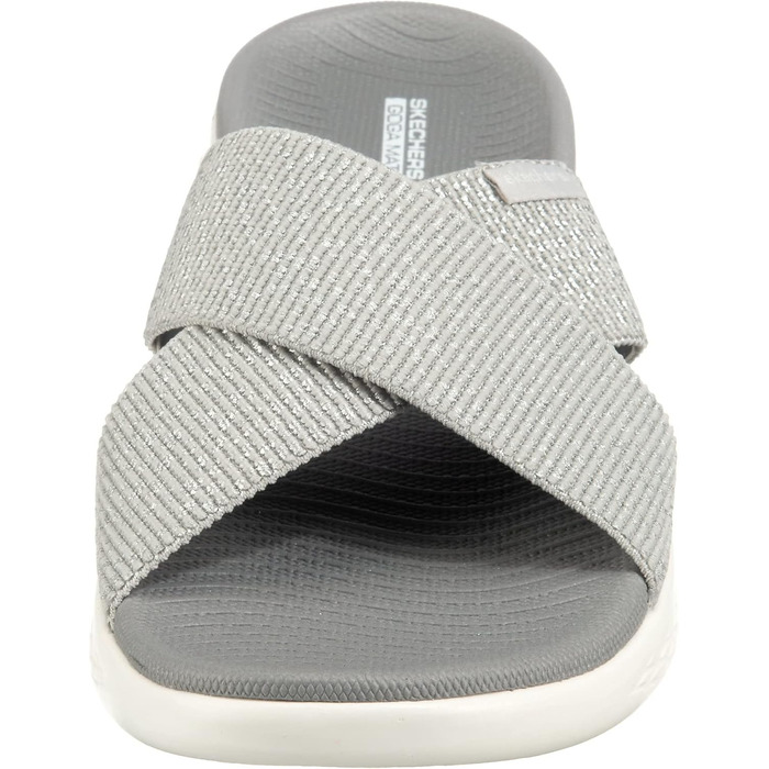 Сандалі жіночі Skechers ON-The-GO 600 Dainty сріблясті текстильні 38 EU