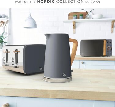 Електричний чайник Swan Nordic Cordless Kettle 1.1 Single