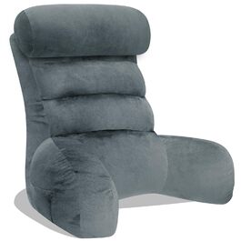 Підлогове крісло-мішок для читання, сіре, 65x30 см | Зручне для читання та відпочинку