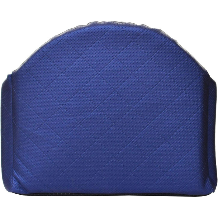 Автокрісло для собак 2в1 | Універсальне автоліжко для собак та котів | Миється, штучна шкіра, плюш, 48x48 см, блакитне