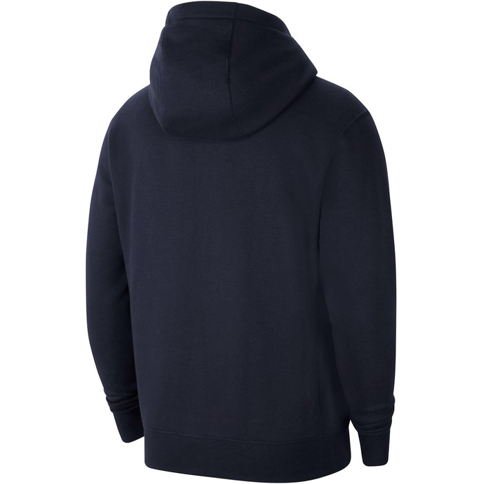 Чоловіча спортивна толстовка Nike Park 20 з капюшоном та блискавкою, колір Obsidian/White