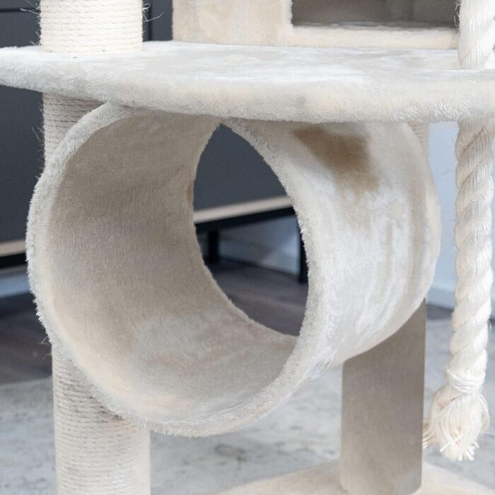 Кігтеточка для котів HAPPYPET Parker XXL, 171 см, кремовий колір