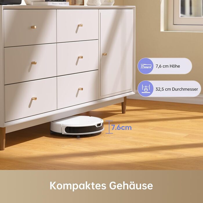 Робот-пилосос Mova M1 з вологою, 4500 Па, SOF Mapping, 2-в-1