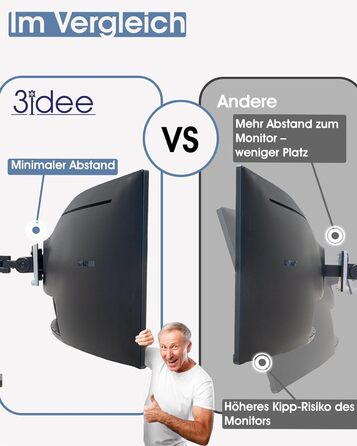 Адаптер VESA 100x100 для вигнутих моніторів Samsung Odyssey G6, G7, CRG9, CHG9, CHG90 (до 49 дюймів), білий, витримує до 30 кг