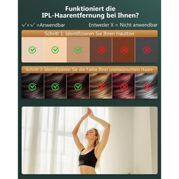 Пристрій для епіляції IPL з IGBT-технологією: швидка та ефективна епіляція для жінок та чоловіків. Підходить для обличчя, зони бікіні, тіла, ніг та під пахвами. Максимальна енергія 21J, 600-1200NM.