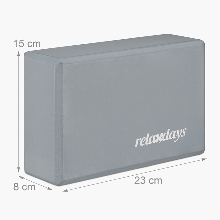 Relaxdays Yoga Block Set of 2