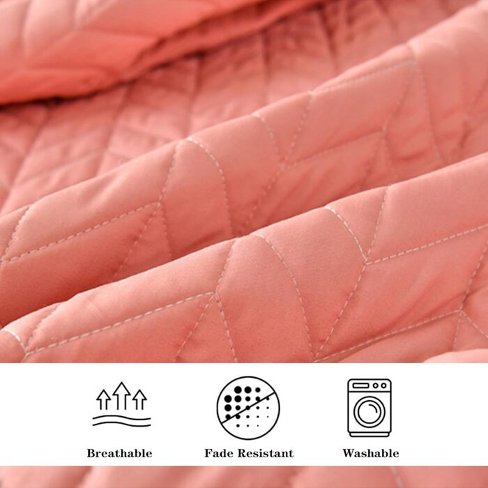 Cozy, warm quilted blanket, 230 x 250 cm, soft, woven throw blanket for bed, couch, and chair, comfortable blanket, perfect for home decor and winter warmth