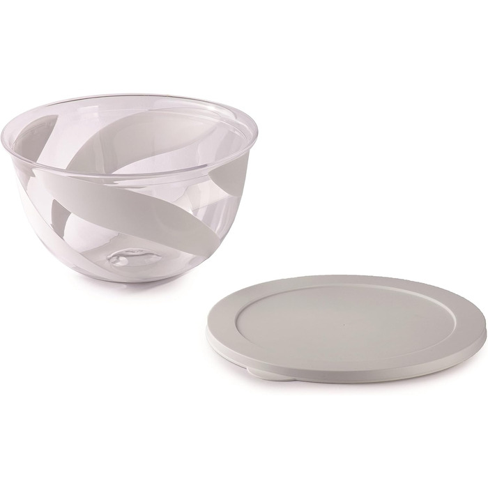 Набір салатниць з кришкою 2 шт. SNIPS | 3 та 5 літрів | Італія, без BPA