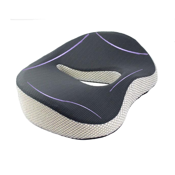 Подушка ортопедична Coxis з піни Memory Foam для офісного крісла, автомобіля, кухні: підтримка спини, геморою, при анальних тріщинах