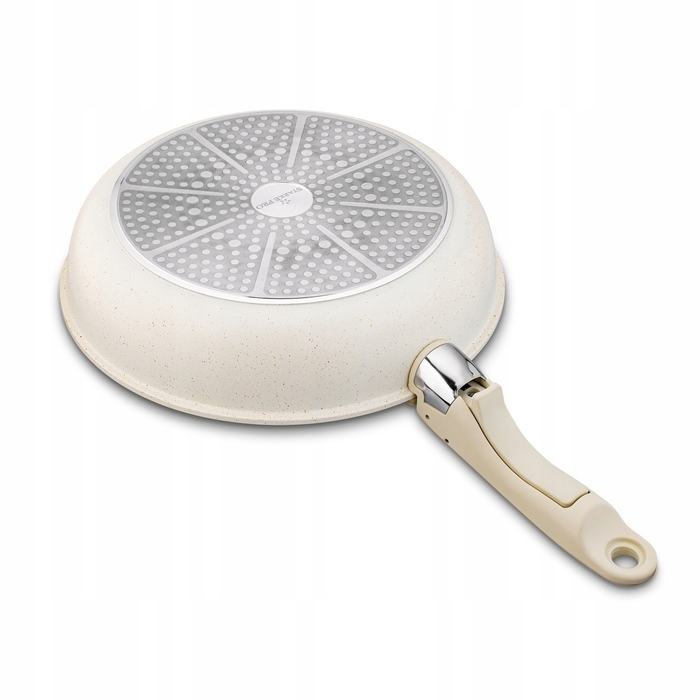 Набір сковорідок зі знімною ручкою Starke Pro Compacti Cream (20/24/28 см), 4 предмети