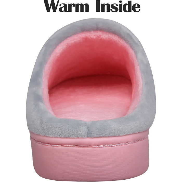 Тапочки зимові Mishansha для жінок та чоловіків, теплі, з плюшу, з піною Memory Foam, розмір 36-47, колір: жовтий (39/40 EU, сірий)