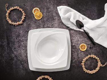 CreaTable Серія Celebration: 12-частинний сервіз для 6 осіб з порцеляни, Made in Europe