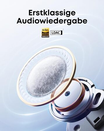 Soundcore Liberty 5: Бездротові навушники з активним шумозаглушенням (ANC) та Dolby Audio, Чорний