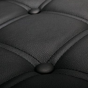 Барний стілець Leader Accessories (2 шт) - регульована висота 62-83 см, обтягнутий штучною шкірою, поворотний на 360°