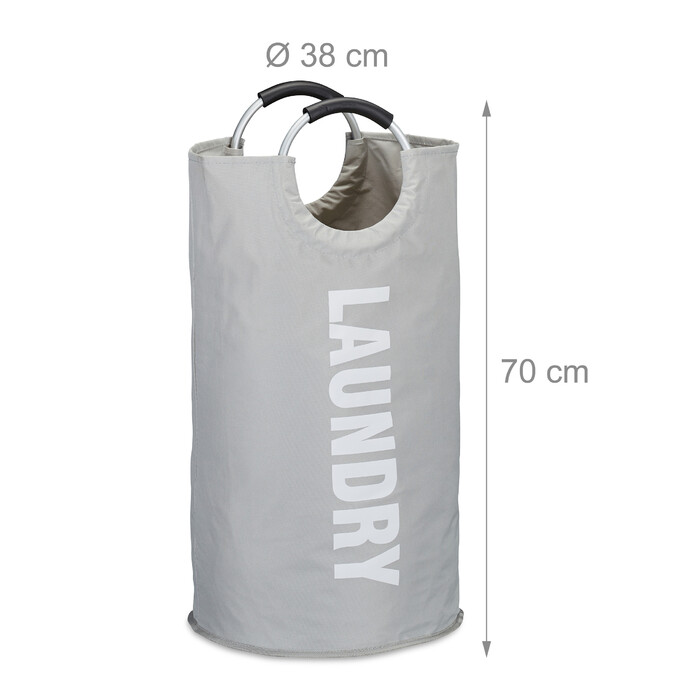 Relaxdays Foldable Laundry Basket with Handles