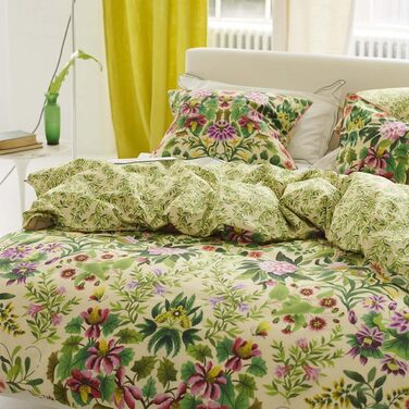 Designers Guild Ikebana Damask Cushion Cover, Printed, Cotton Percale, 50 x 75 cm