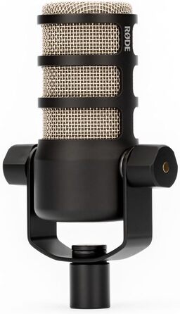 Rode PodMic Black: Професійний подкаст-мікрофон з відкривачкою для пляшок - чорний