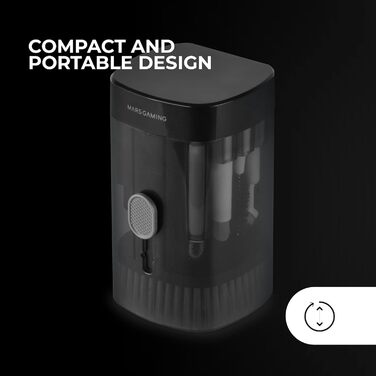 Набір для чищення електроніки Mars Gaming MA-KIT 21 в 1, портативний, з м'якими щітками та мікрофіброю