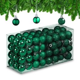 Relaxdays Set of 96 Christmas Baubles